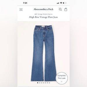 Abercrombie and Fitch the Flare Jeans!